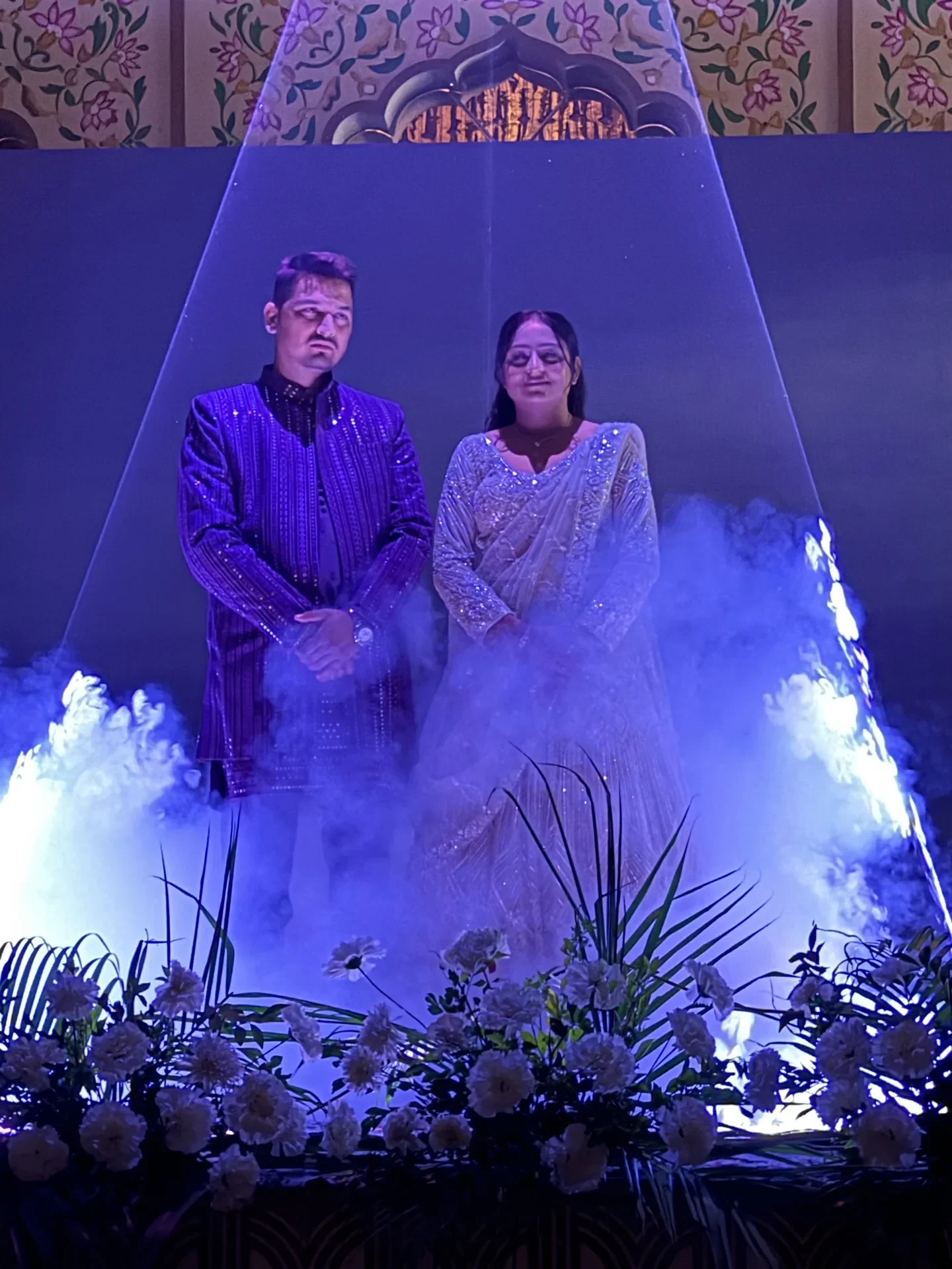 Harika Bagh banquet hall setup for wedding reception in Jagatpura Jaipur